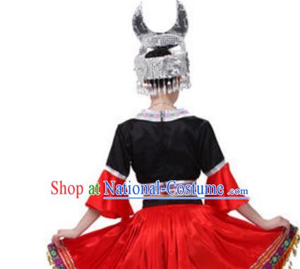 Traditional Chinese Yangge Fan Dance Folk Dance Ethnic Costume Classical Yangko Chorus Modern Dance Dress Halloween Clothing and Shoes