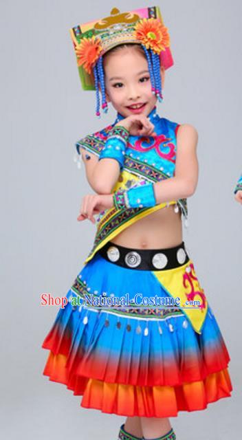 Traditional Chinese Yangge Fan Dance Folk Dance Ethnic Costume Classical Yangko Chorus Modern Dance Dress Halloween Clothing and Shoes