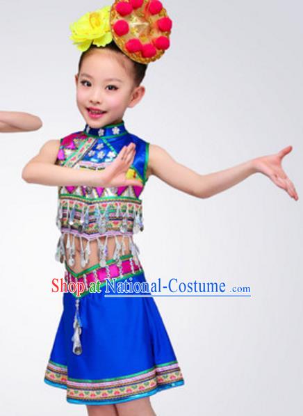 Traditional Chinese Yangge Fan Dance Folk Dance Ethnic Costume Classical Yangko Chorus Modern Dance Dress Halloween Clothing and Shoes