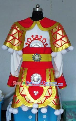 Chinese Traditional Shaoxing Opera General Robe Peking Opera Niche Costumes for Adults