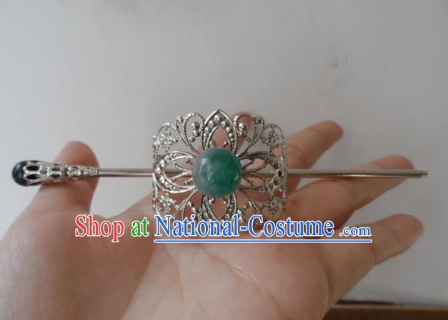 Chinese Traditional Ancient Handmade Hairdo Crown Hair Accessories Swordsman Hairpins for Men