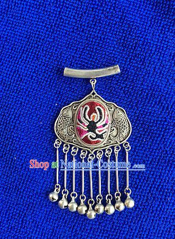 Chinese Traditional Ornaments Accessories Ancient Bells Tassel Necklace Pendant for Women