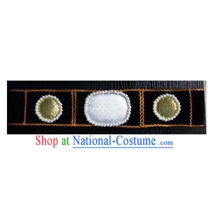 Chinese Traditional Beijing Opera Scholar Belts Waistband for Men