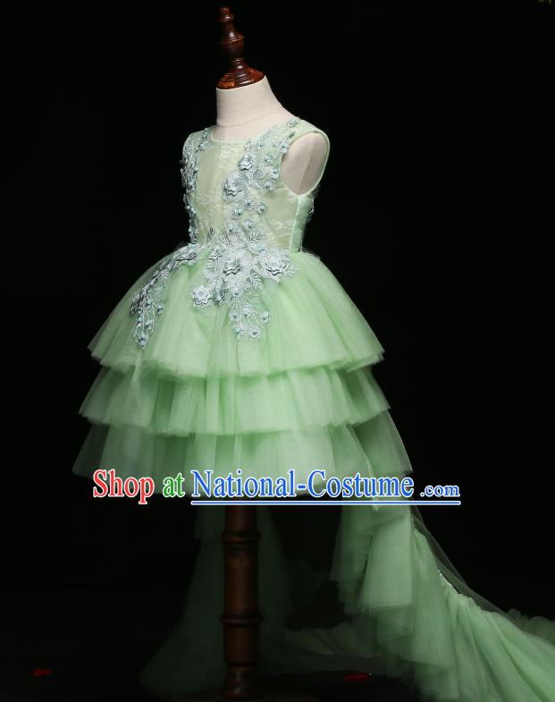 Top Grade Stage Performance Catwalks Costumes Children Halloween Cosplay Princess Full Dress Chorus Modern Fancywork Clothing