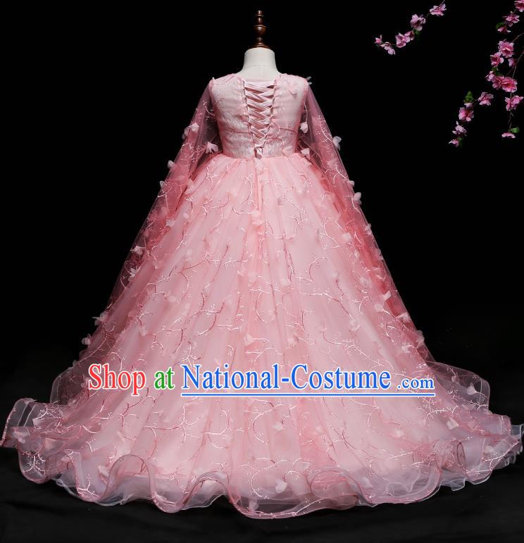 Top Grade Stage Performance Catwalks Costumes Children Halloween Cosplay Princess Full Dress Chorus Modern Fancywork Clothing