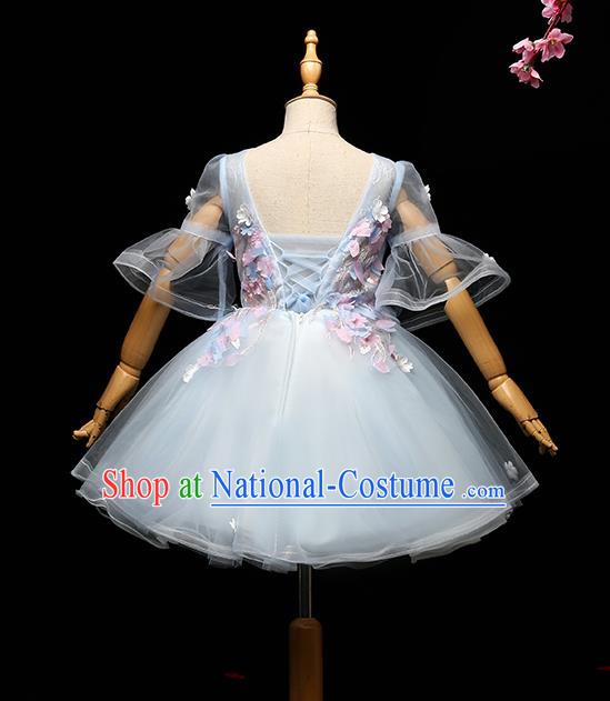 Top Grade Stage Performance Catwalks Costumes Children Halloween Cosplay Princess Full Dress Chorus Modern Fancywork Clothing