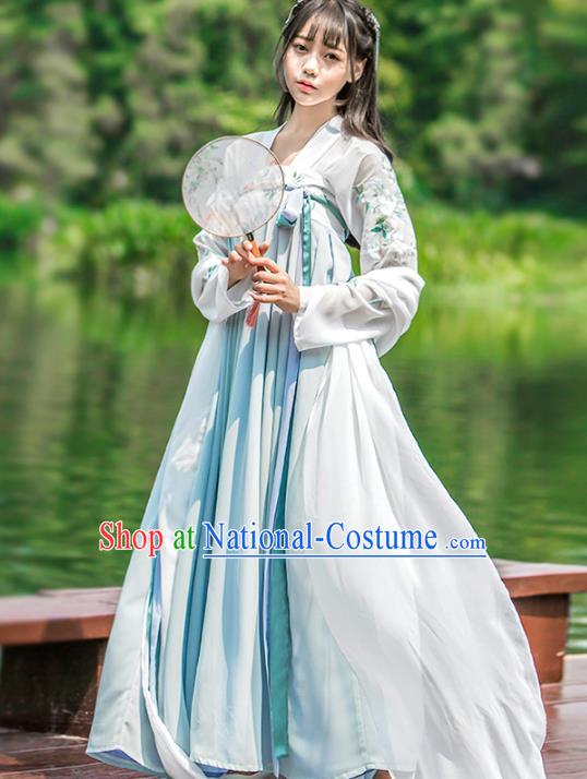 Chinese Traditional Tang Dynasty Princess Costumes Ancient Nobility Lady Hanfu Dress for Women