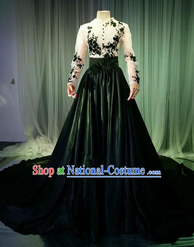 Top Grade Models Catwalks Costume Compere Stage Performance Full Dress for Women