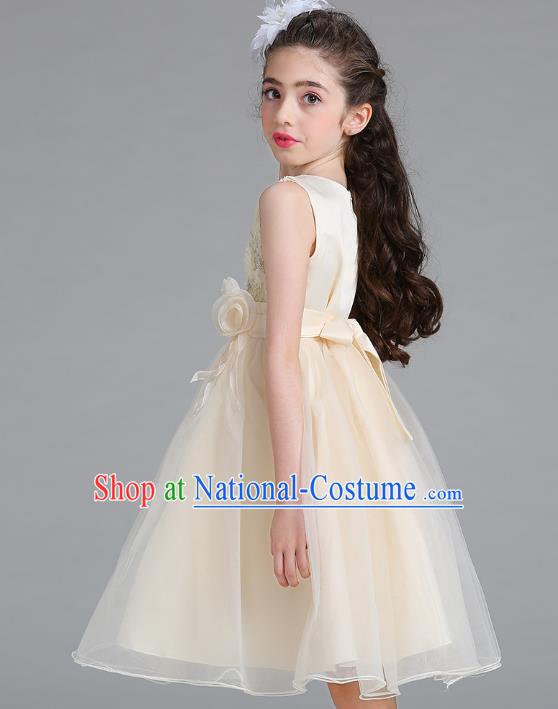 Top Grade Stage Performance Catwalks Costumes Children Halloween Cosplay Princess Full Dress Chorus Modern Fancywork Clothing