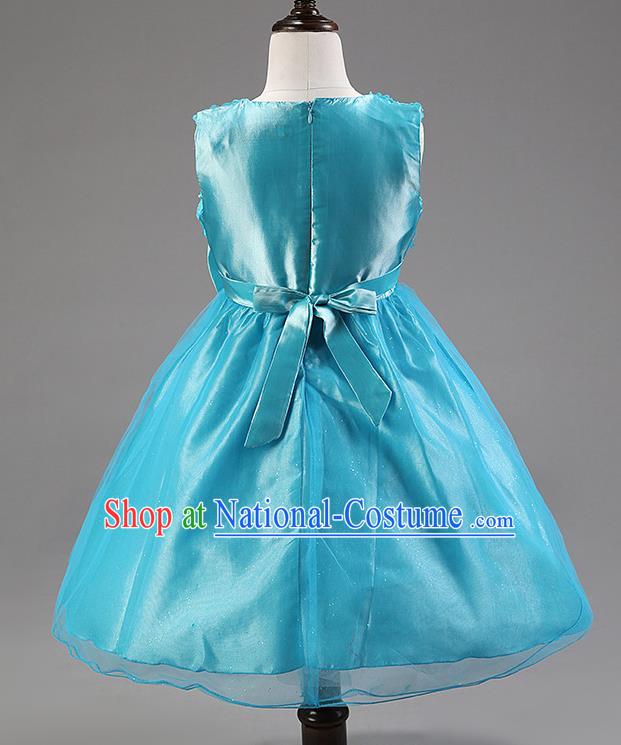 Top Grade Stage Performance Catwalks Costumes Children Halloween Cosplay Princess Full Dress Chorus Modern Fancywork Clothing