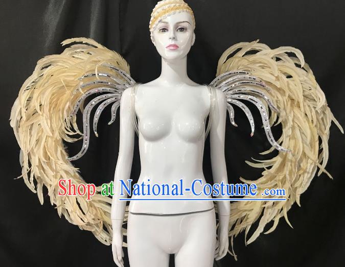 Top Grade Brazilian Carnival Feather Wings Miami Feathers Deluxe Wings for Women