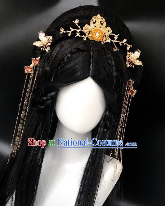 Chinese Traditional Hair Accessories Ancient Tassel Hair Clip Hairpins Complete Set for Women