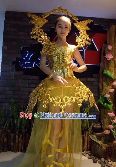 Top Grade Catwalks Costume Halloween Stage Performance Brazilian Carnival Dress for Women