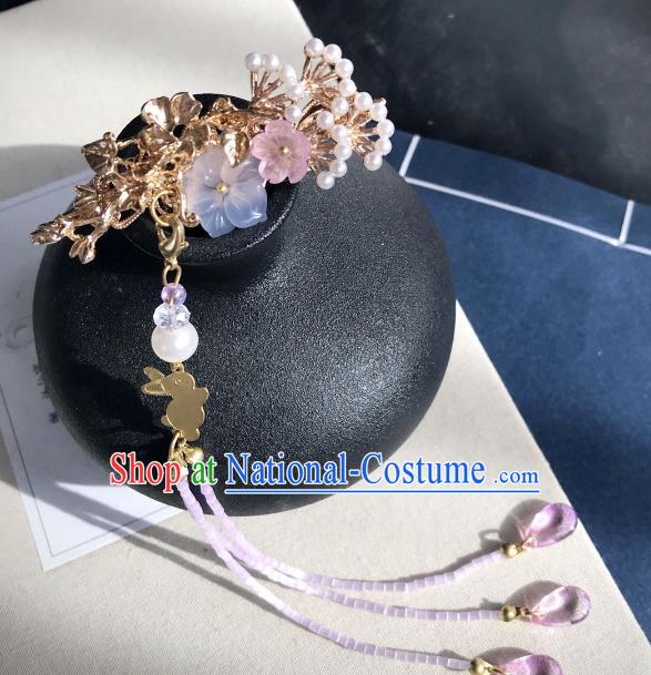 Chinese Traditional Hair Accessories Ancient Hanfu Hairpins Flowers Hair Claw for Women