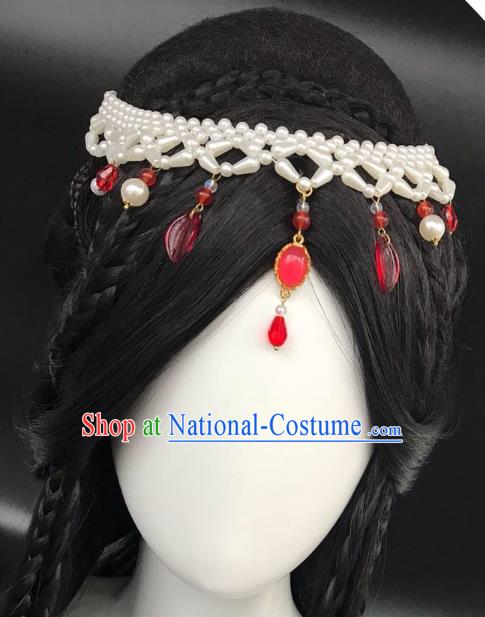 Chinese Traditional Hair Accessories Ancient Hair Clasp Hanfu Tassel Hairpins for Women