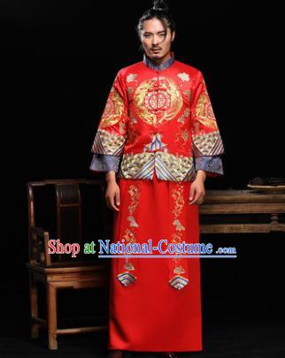 Traditional Chinese Wedding Costumes Traditional Xiuhe Suits Ancient Chinese bridal Full Dress