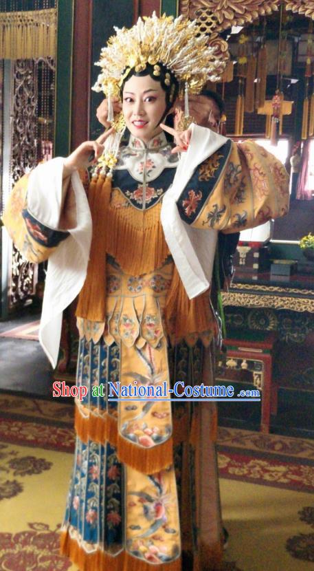 Story of Yanxi Palace Traditional Chinese Qing Dynasty Palace Lady Costume Asian China Ancient Manchu Embroidered Clothing