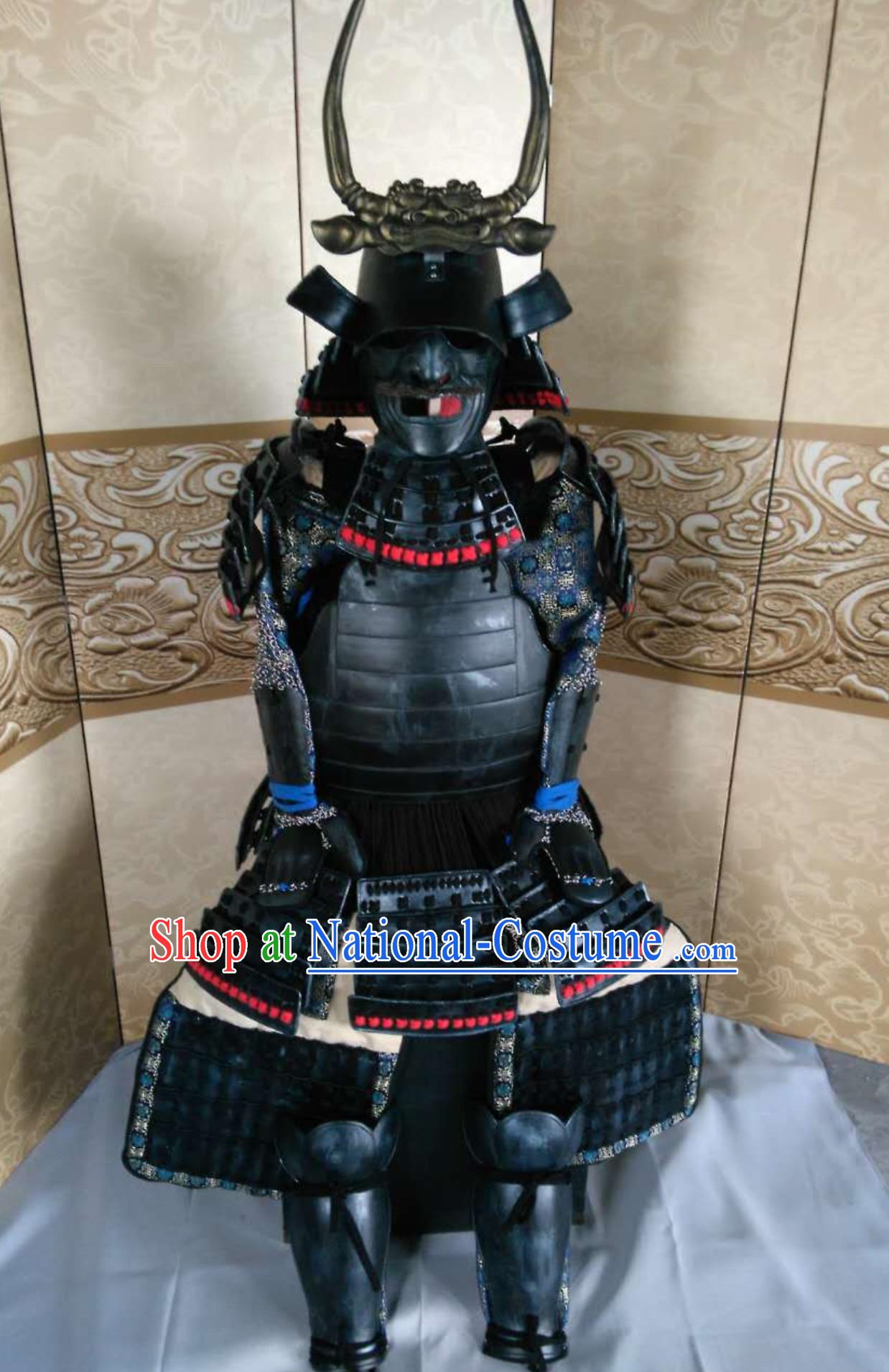 Ancient Asian Classical Japanese Samurai Armor Buy Replica Authentic Samurai Outfit Clothes Complete Set for Men for Sale