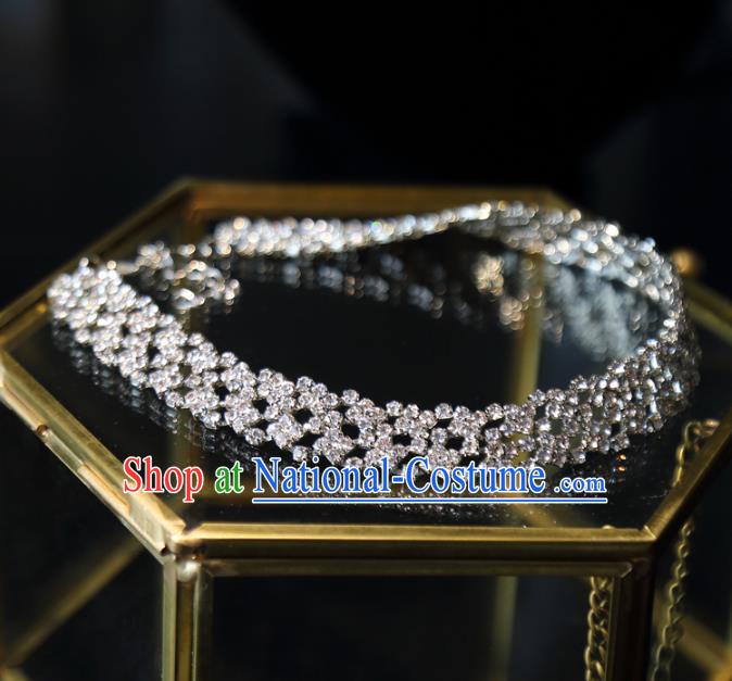 Top Grade Wedding Jewelry Accessories Bride Zircon Necklace for Women