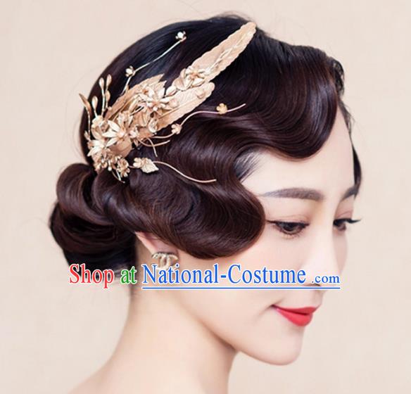 Handmade Wedding Hair Accessories Baroque Bridal Hair Stick Headwear for Women