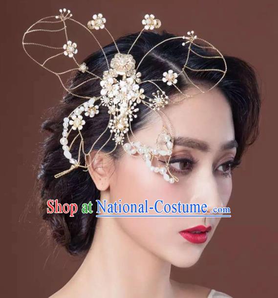 Handmade Wedding Hair Accessories Baroque Bridal Butterfly Hair Stick Headwear for Women