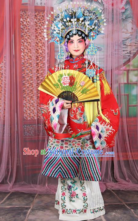 Traditional China Beijing Opera Costume Gifted Scholar Embroidered Robe and Hat Ancient Chinese Peking Opera Embroidery Clothing