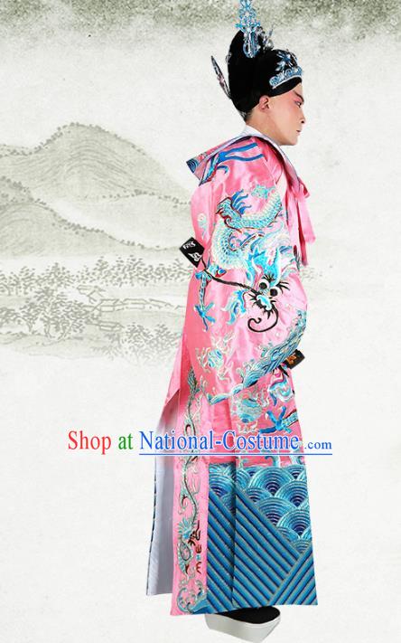 Traditional China Beijing Opera Costume Gifted Scholar Embroidered Robe and Hat Ancient Chinese Peking Opera Embroidery Clothing