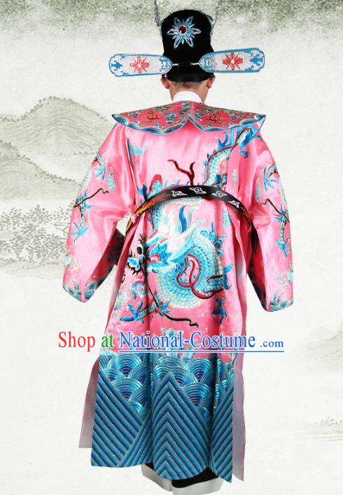 Traditional China Beijing Opera Costume Gifted Scholar Embroidered Robe and Hat Ancient Chinese Peking Opera Embroidery Clothing