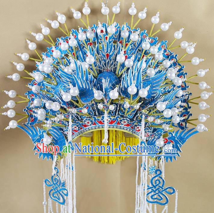 Top Grade Chinese Beijing Opera Hair Accessories Peking Opera Imperial Consort Phoenix Coronet Headwear for Women