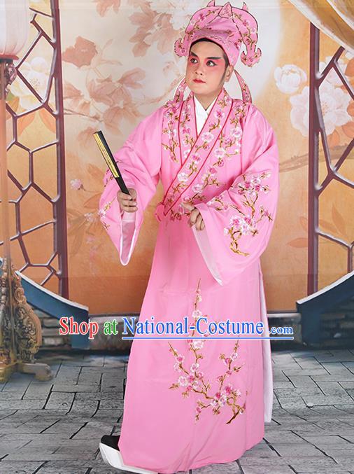 Professional Chinese Peking Opera Niche Costume Traditional Peking Opera Plum Blossom Robe and Hat for Adults