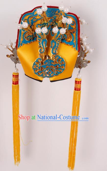 Traditional China Beijing Opera Costume Gifted Scholar Embroidered Robe and Hat Ancient Chinese Peking Opera Embroidery Clothing