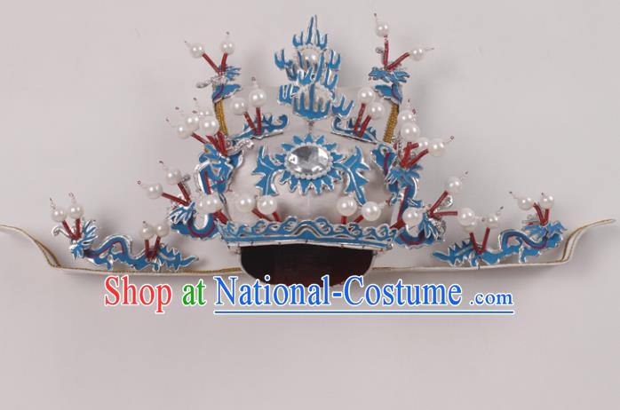 Top Grade Chinese Beijing Opera Prime Minister Headwear Peking Opera Hat for Men