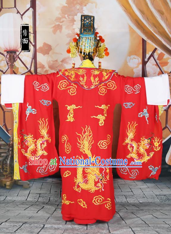 Traditional China Beijing Opera Costume Gifted Scholar Embroidered Robe and Hat Ancient Chinese Peking Opera Embroidery Clothing