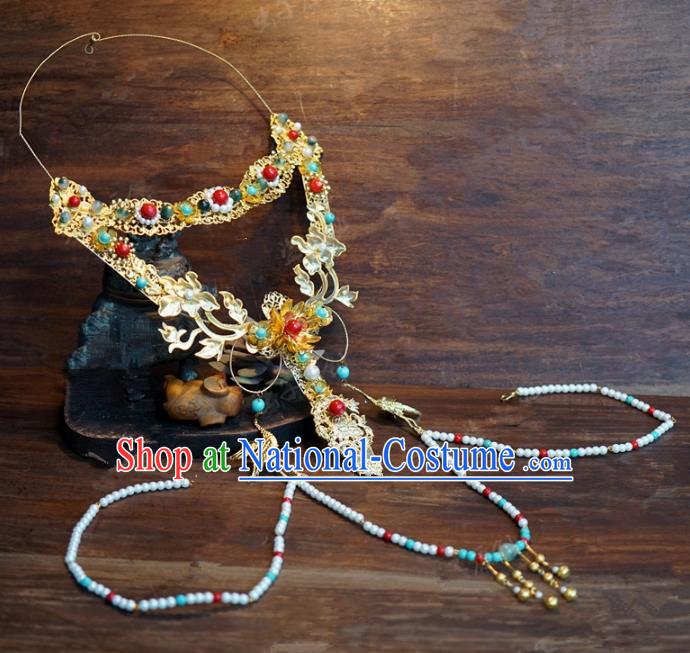 Top Grade Chinese Handmade Jewelry Accessories Ancient Palace Lady Hanfu Necklace for Women