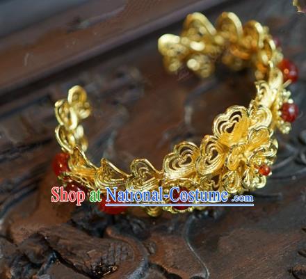 Top Grade Chinese Handmade Jewelry Accessories Ancient Palace Lady Hanfu Agate Bracelet for Women