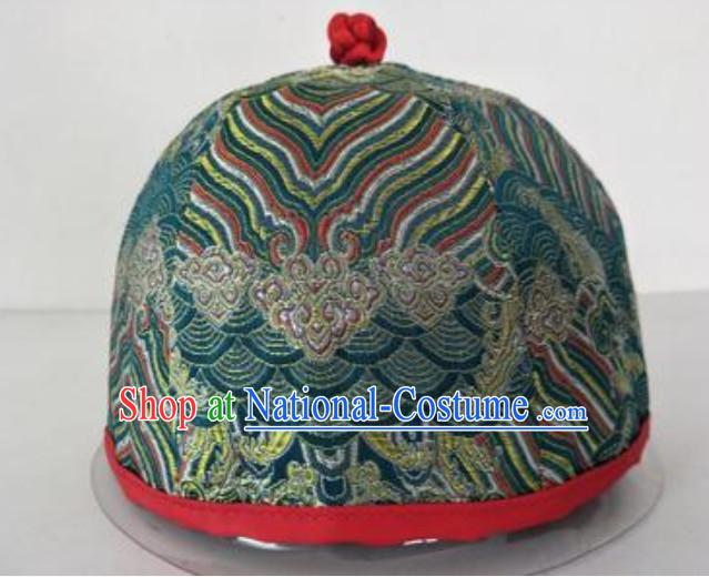 Chinese Ancient Style Handmade Qing Dynasty Hat for Sale