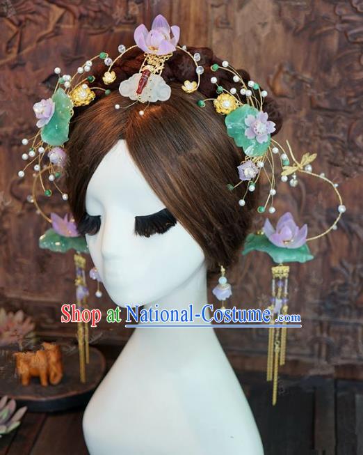 Chinese Ancient Style Hair Jewelry Accessories Cosplay Hairpins Headwear Headdress for Women