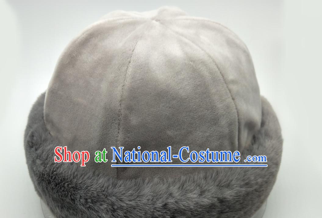 Chinese Classical Handmade Fur Hat Winter Hat for Men