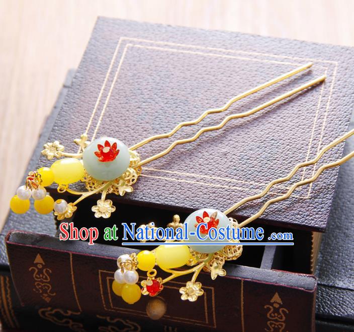 Chinese Ancient Style Hair Jewelry Accessories Cosplay Hairpins Headwear Headdress for Women