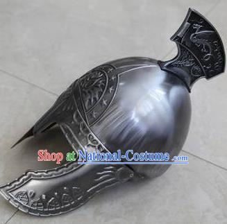 Ancient Cosplay Roman General Iron Helmet Hat for Men