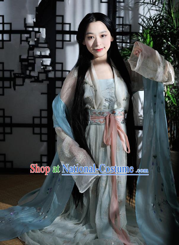 Traditional Chinese Song Dynasty Nobility Lady Costume Ancient Palace Lady Hanfu Dress for Women