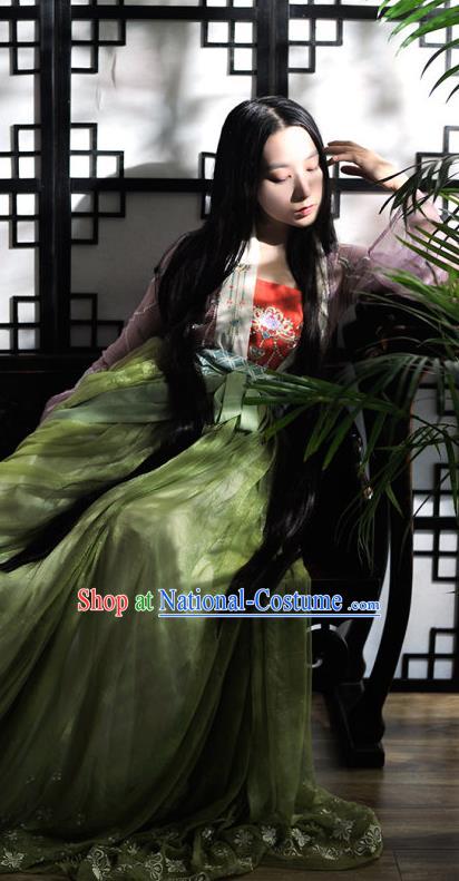 Traditional Chinese Ancient Nobility Lady Costume Song Dynasty Palace Lady Hanfu Dress for Women