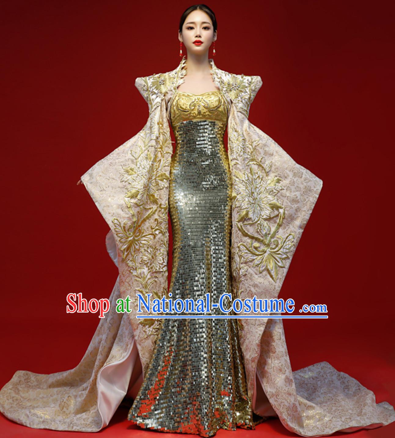 Asian Chinese Classical Empress Style Evening Dress