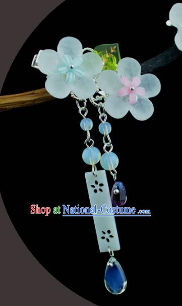 Chinese Traditional Ancient Hair Accessories Hanfu Flowers Hair Stick Headwear for Women