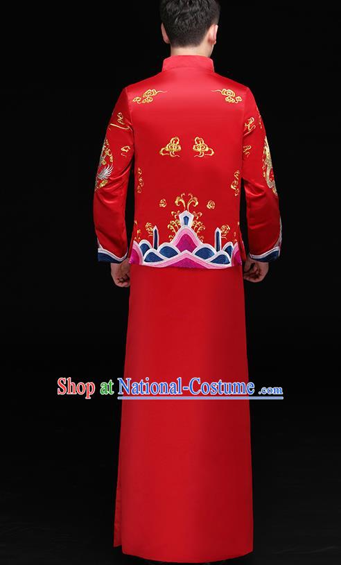 Traditional Chinese Wedding Costumes Traditional Xiuhe Suits Ancient Chinese bridal Full Dress