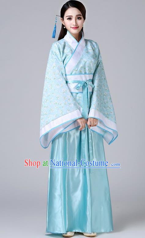 Chinese Ancient Palace Lady Hanfu Han Dynasty Imperial Concubine Queen Embroidered Historical Costumes