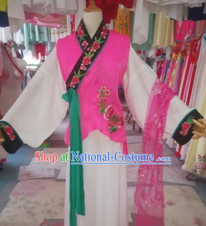 Chinese Traditional Beijing Opera Maid Clothing Peking Opera Diva Costumes for Adults