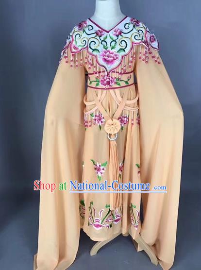 Traditional Chinese Peking Opera Costume Beijing Opera Actress Ginger Dress for Kids