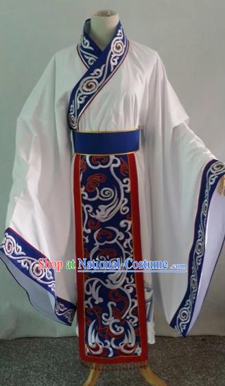 Chinese Traditional Beijing Opera Niche Embroidered Robe Peking Opera Minister Costume for Adults