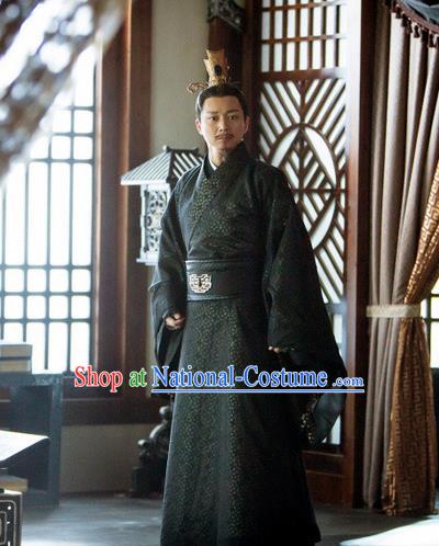 Chinese Ancient Marquis Costumes Legend Of Fu Yao Traditional Prime Minister Clothing for Men